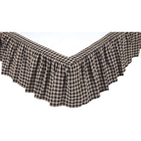Thumbnail for Bingham Star Bed Skirts Soft Black, Khaki, Barn Red VHC Brands - The Fox Decor