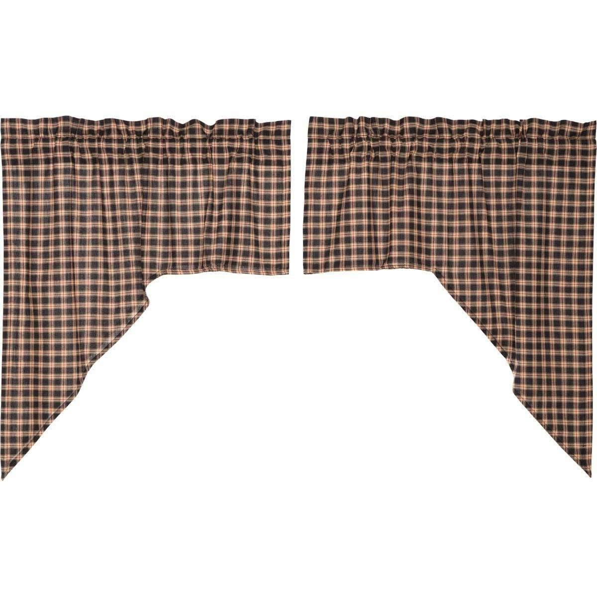 Bingham Star Swag Plaid Set of 2 36x36x16 - The Fox Decor