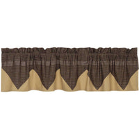 Kettle Grove Plaid Valance Curtain Curtain Layered 16x72 - The Fox Decor