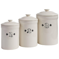 Ironstone Set of 3 Canisters Park Designs - The Fox Decor