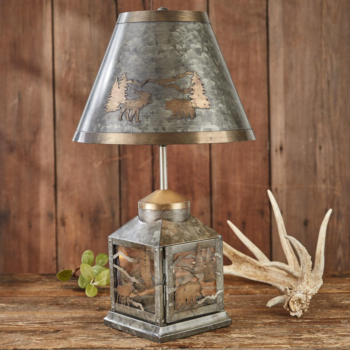 Forester'S Lantern Lamp With Shade - Park Designs - The Fox Decor