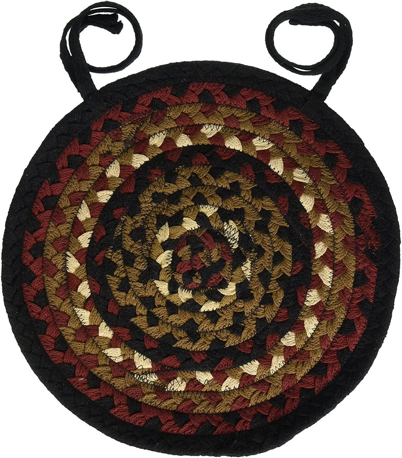Folk Art Braided Chair pad Park Designs - The Fox Decor