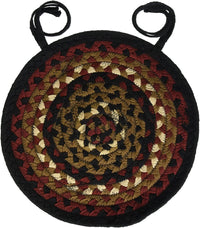 Folk Art Braided Chair pad Park Designs - The Fox Decor