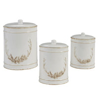Antler Canister Set of 3 Park Designs - The Fox Decor
