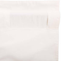 Simple Life Flax Antique White Valance Curtain 16x60 VHC Brands - The Fox Decor