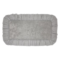 Burlap Dove Grey Bathmat 27