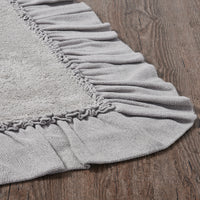 Burlap Dove Grey Bathmat 27