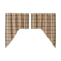 Cider Mill Plaid Swag Set of 2 36x36x16 VHC Brands - The Fox Decor