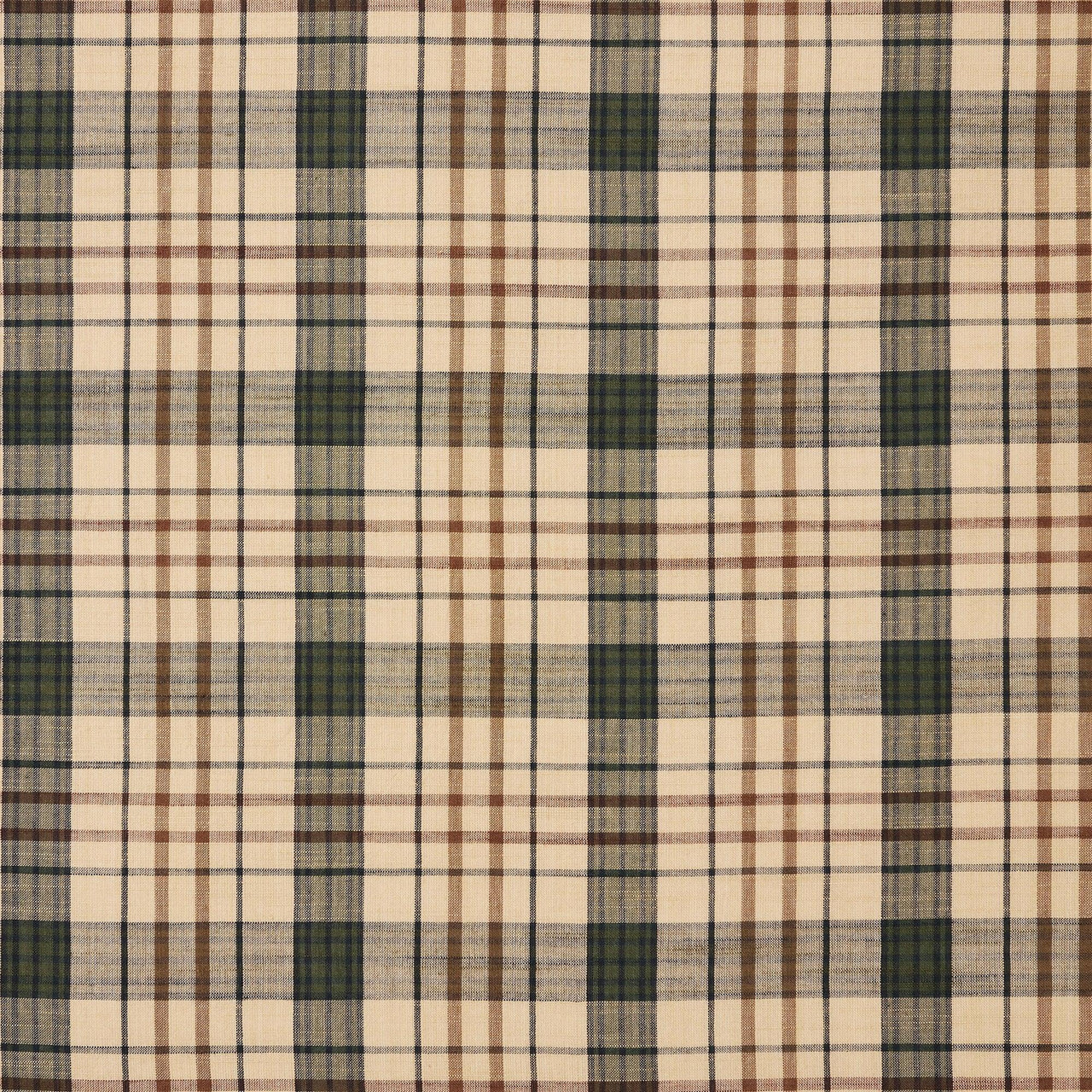 Cider Mill Plaid Swag Set of 2 36x36x16 VHC Brands - The Fox Decor