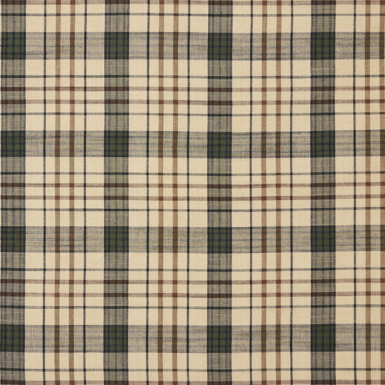 Cider Mill Plaid Valance Curtain 16x90 VHC Brands - The Fox Decor