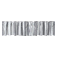 Sawyer Mill Black Ticking Stripe Valance 16x90 VHC Brands - The Fox Decor