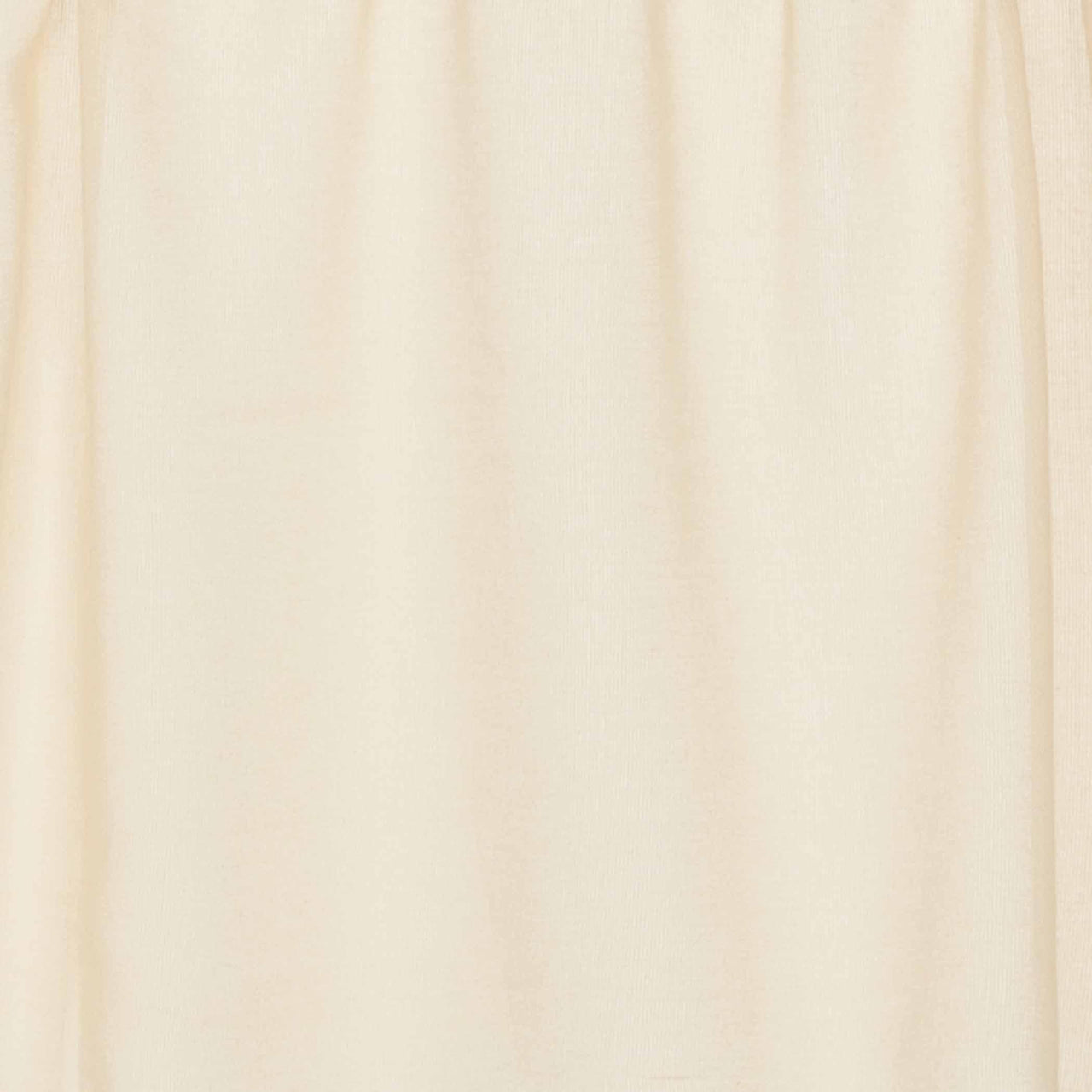 Tobacco Cloth Natural Balloon Valance Curtain Fringed 15x60 - The Fox Decor