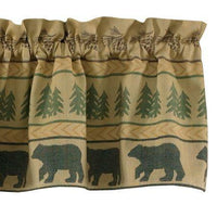 Bear Tracks Valance Park Designs - The Fox Decor
