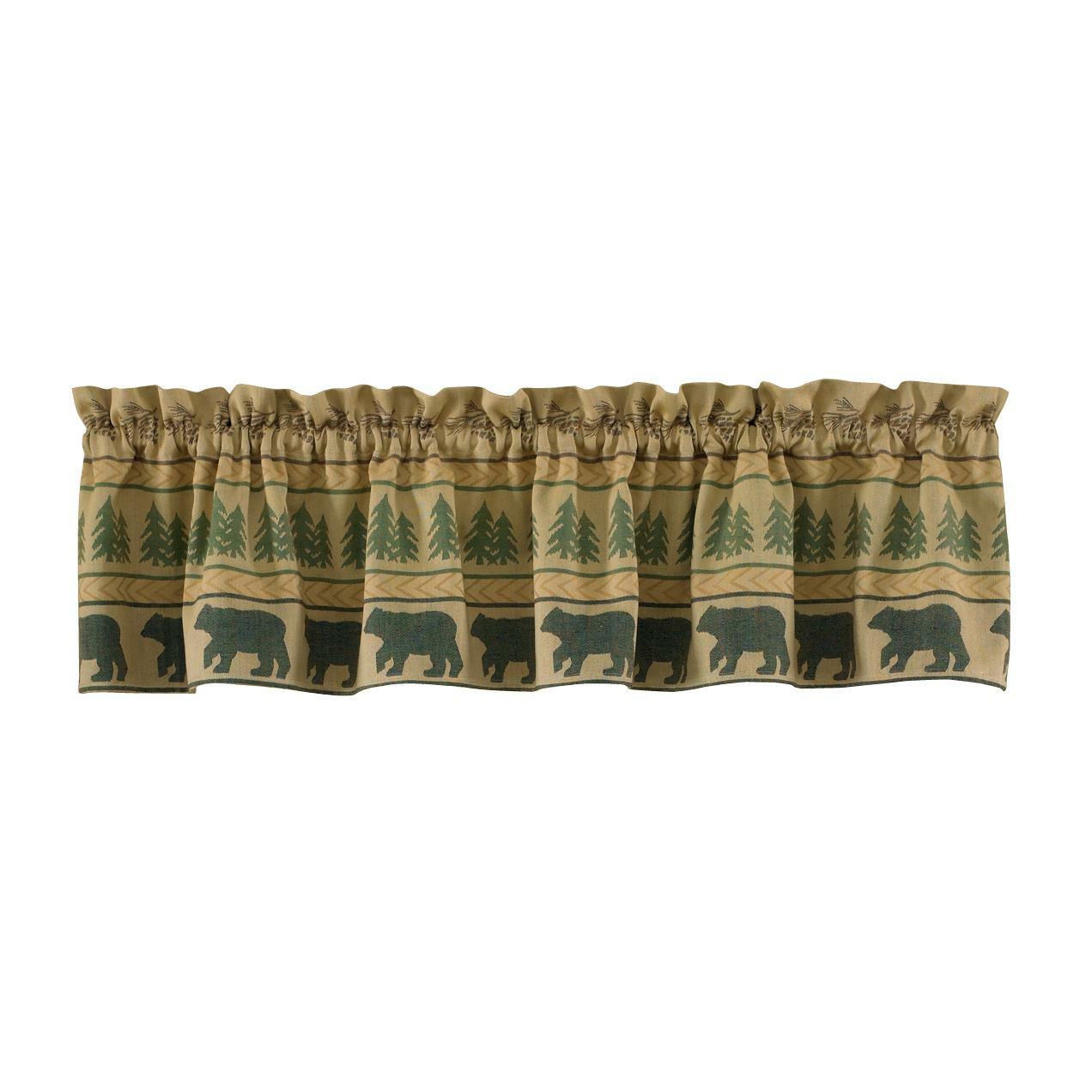 Bear Tracks Valance Park Designs - The Fox Decor