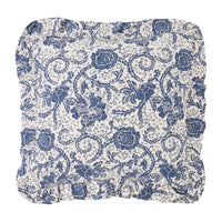Thumbnail for Dorset Navy Floral Fabric Euro Sham 26x26 VHC Brands