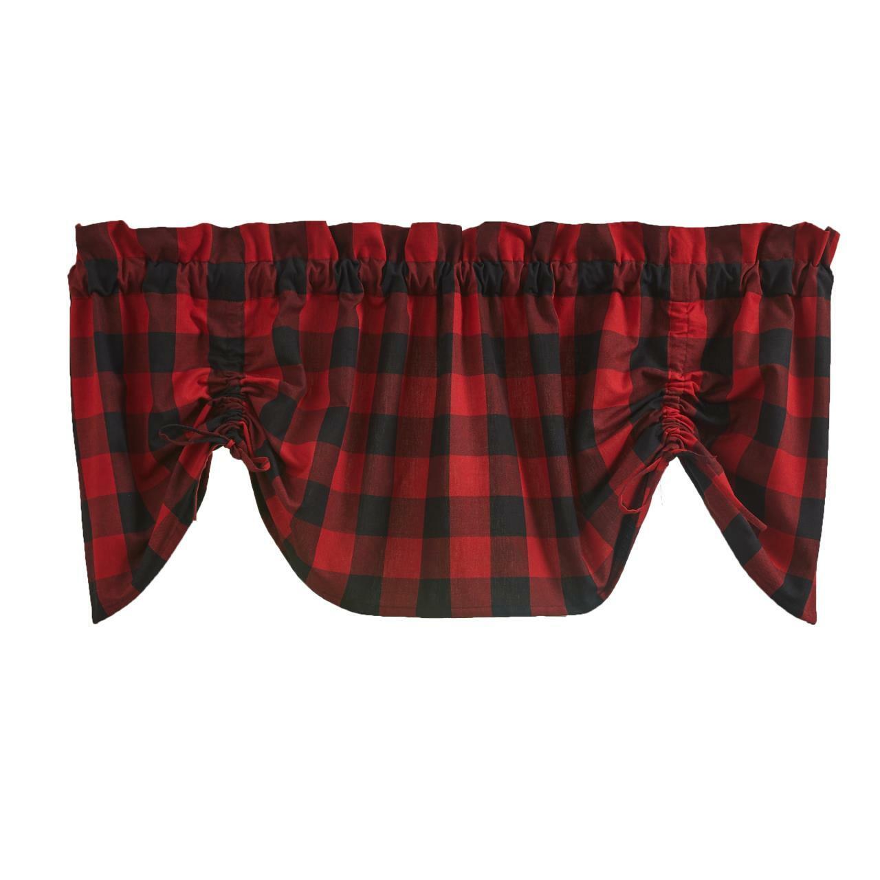 Buffalo Check Valance - Farmhouse Park Designs - The Fox Decor