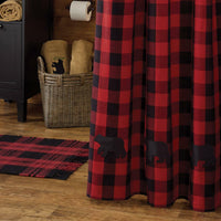 Buffalo Check Shower Curtain 72