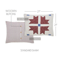 Celebration Standard Sham 21x27 VHC Brands - The Fox Decor