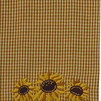 Mustard Nutmeg Sunflowers Towel Set Of Two ETGD0006 - The Fox Decor