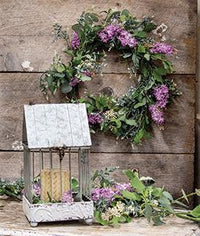 Purple Wildflowers Wreath, 24