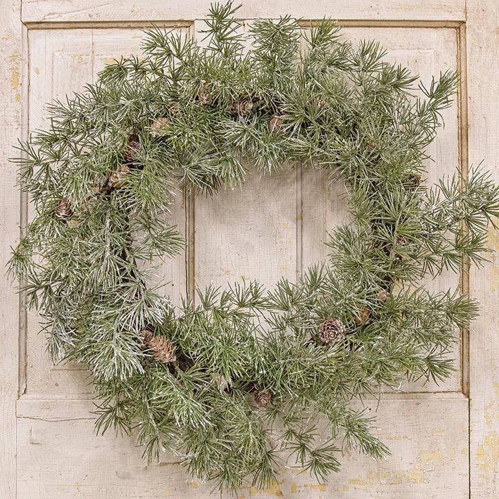 Weeping Pine Wreath, 24" - The Fox Decor