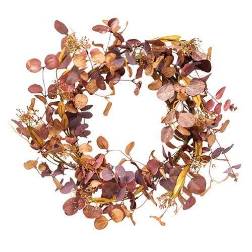 Autumn Silver Dollar Wreath - The Fox Decor