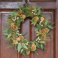 Holiday Orange Wreath, 20