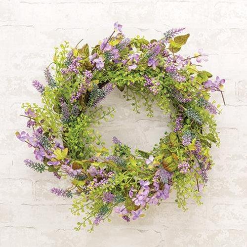 Natural Twig & Lavender Wreath - The Fox Decor