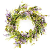 Natural Twig & Lavender Wreath - The Fox Decor