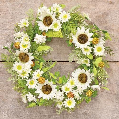 Sunflower & Berries Wreath - The Fox Decor