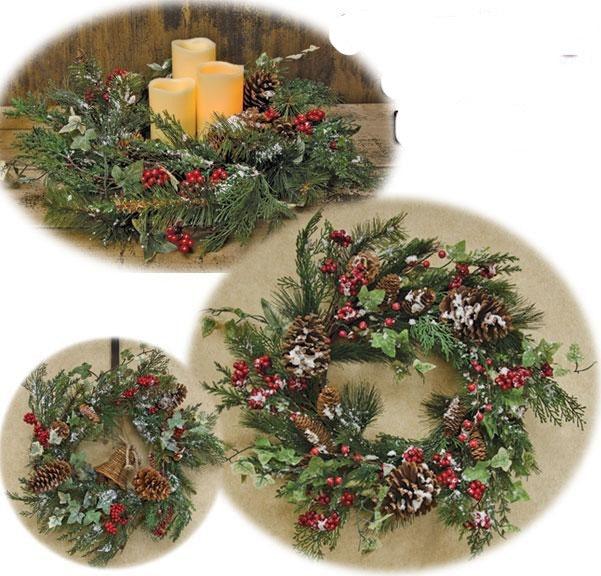 Pepperberry & Cedar Wreath - The Fox Decor