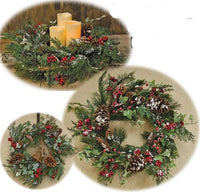 Pepperberry & Cedar Wreath - The Fox Decor