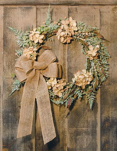 Teastain Hydrangea Wreath - The Fox Decor