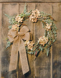Teastain Hydrangea Wreath - The Fox Decor