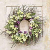 Lakeside Mix Wildflower Sunburst Wreath, 22