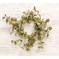 Foamy Silver Dollar Wreath, Sage, 16
