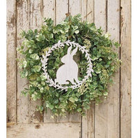 Seeded Baby Eucalyptus Twig Wreath - The Fox Decor