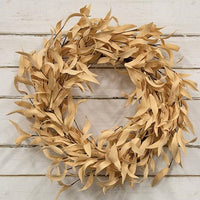 Buttercup Herb Leaves Wreath, 24