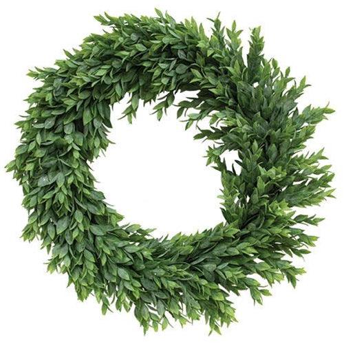 Rainwashed Leaves Wreath - The Fox Decor