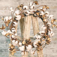*Cotton Ball Wreath - The Fox Decor
