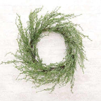 Ice Glazed Cedar Wreath, 24