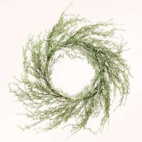Ice Glazed Cedar Wreath, 24