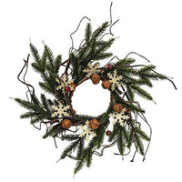 Snowflake, Berry & Bell Candle Ring - The Fox Decor