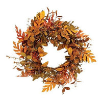 Sizzling Shed Leaves Wreath - The Fox Decor
