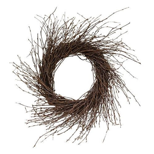 Fresh Twig Wreath, 24" - The Fox Decor
