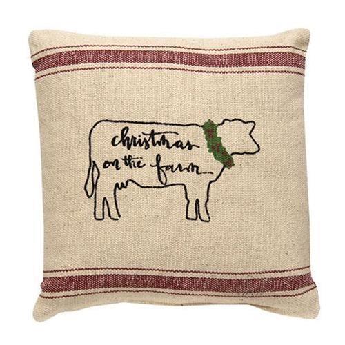 Christmas on the Farm Pillow - The Fox Decor