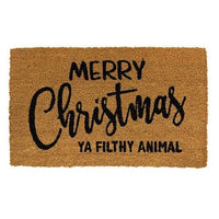 Merry Christmas Ya Filthy Animal Door Mat - The Fox Decor