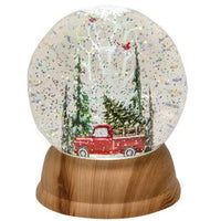2/Set Lighted Winter Scene Water Globe, Christmas Decor - The Fox Decor