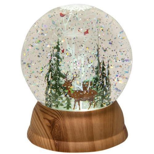 2/Set Lighted Winter Scene Water Globe, Christmas Decor - The Fox Decor