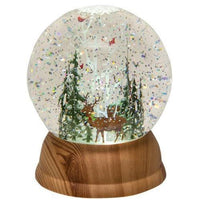 2/Set Lighted Winter Scene Water Globe, Christmas Decor - The Fox Decor